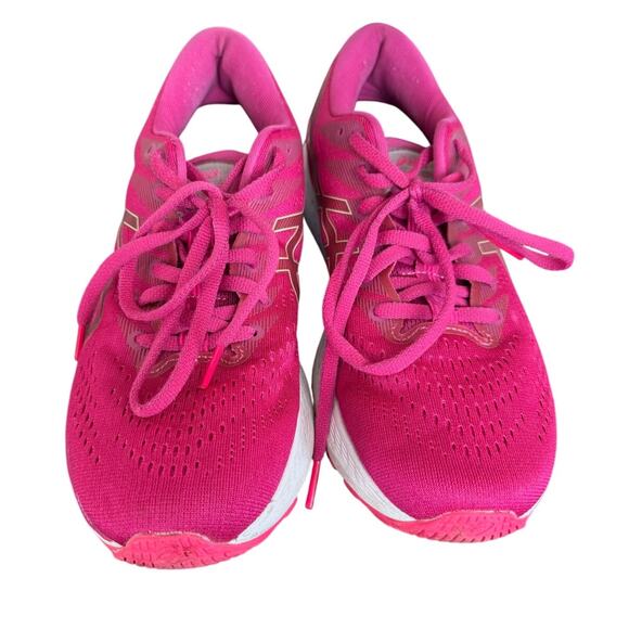 ASICS Gel-Kayano 28 Running Shoes Sneakers Fuchsia Red Walking Gym Workout-7.5 - Picture 8 of 8